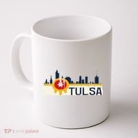 Tulsa Flag Skyline Coffee Mug thumb 0