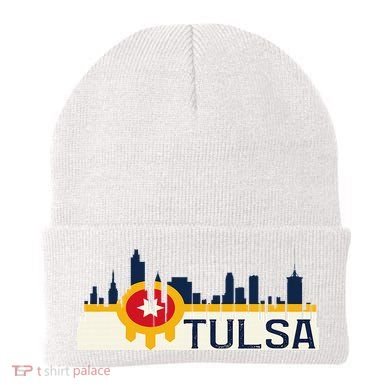 Tulsa Flag Skyline Beanie