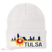 Tulsa Flag Skyline Beanie thumb 0