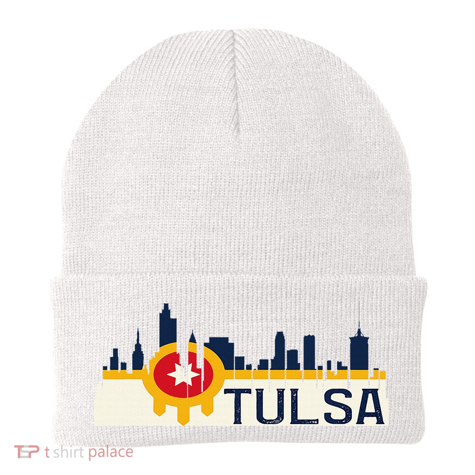 Tulsa Flag Skyline Beanie