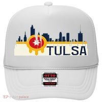 Tulsa Flag Skyline Hat thumb 0