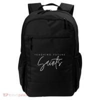Teaching Future Saints Catholic Teacher Backpack thumb 0