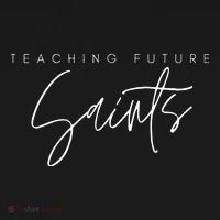 Teaching Future Saints Catholic Teacher Polo thumb 3