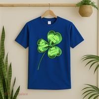 The Father Son Holy Spirit Shamrock St Patrick Day Gift T-Shirt thumb 2