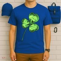 The Father Son Holy Spirit Shamrock St Patrick Day Gift T-Shirt thumb 6