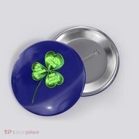 The Father Son Holy Spirit Shamrock St Patrick Day Gift Button thumb 0
