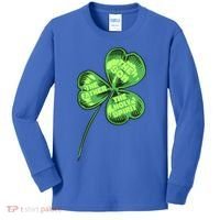 The Father Son Holy Spirit Shamrock St Patrick Day Gift Kids Long Sleeve Shirt thumb 0