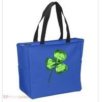 The Father Son Holy Spirit Shamrock St Patrick Day Gift Tote Bag thumb 2