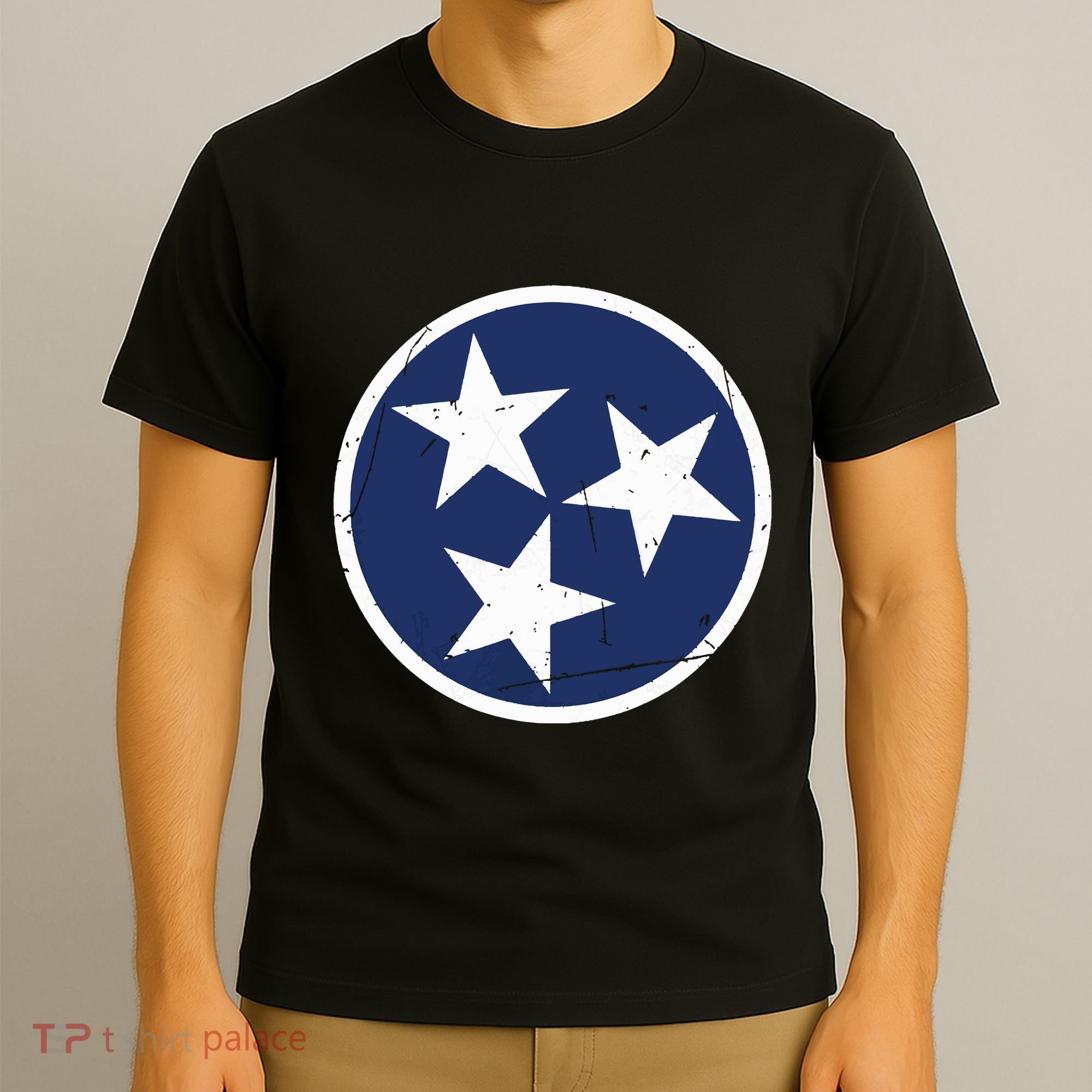 Tennessee Flag State Vintage Style T-Shirt