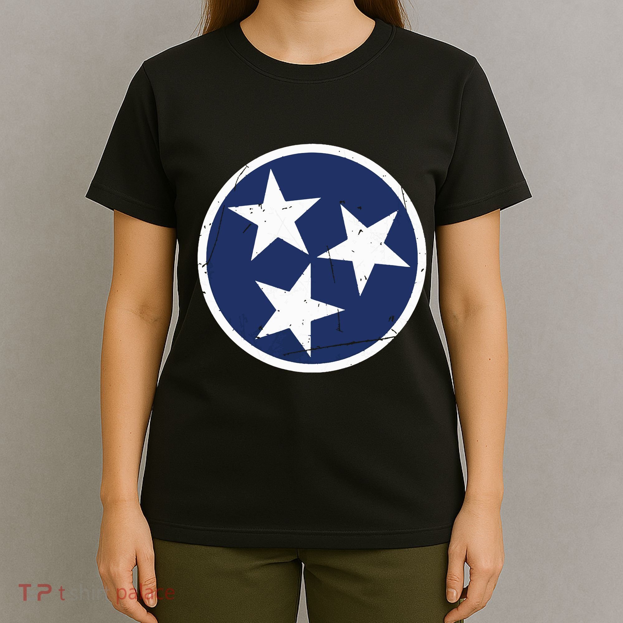 Tennessee Flag State Vintage Style T-Shirt