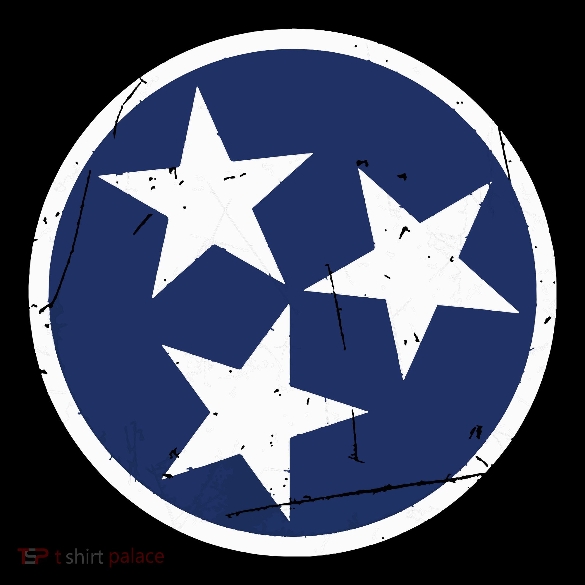 Tennessee Flag State Vintage Style T-Shirt