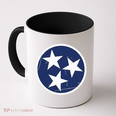 Tennessee Flag State Vintage Style Coffee Mug