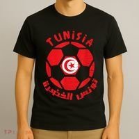 Tunisia flag Soccer Ball Flag Jersey - Tunisian Football T-Shirt thumb 3