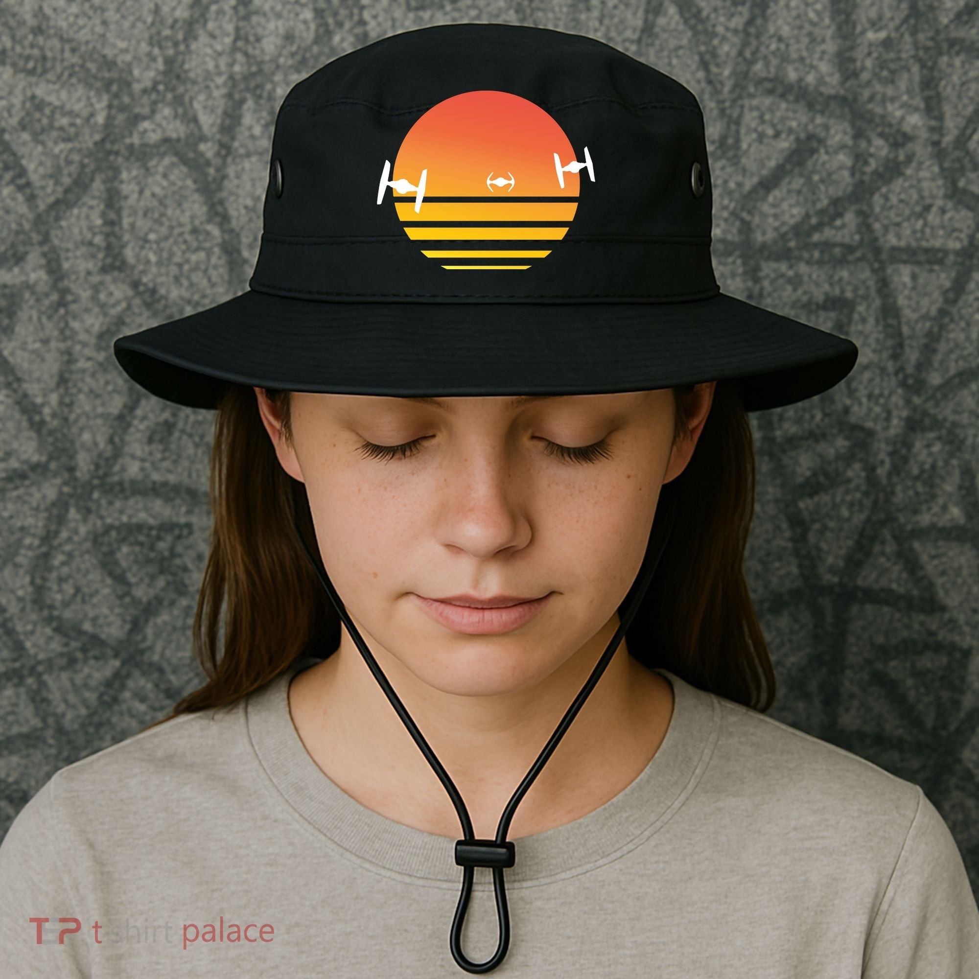 Tie Fighter Sunset Bucket Hat