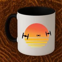 Tie Fighter Sunset Coffee Mug thumb 2