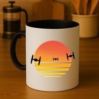 Tie Fighter Sunset Coffee Mug thumb 4