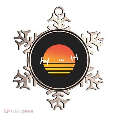 Tie Fighter Sunset Ornament
