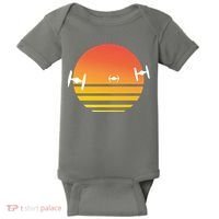 Tie Fighter Sunset Baby Bodysuit thumb 0
