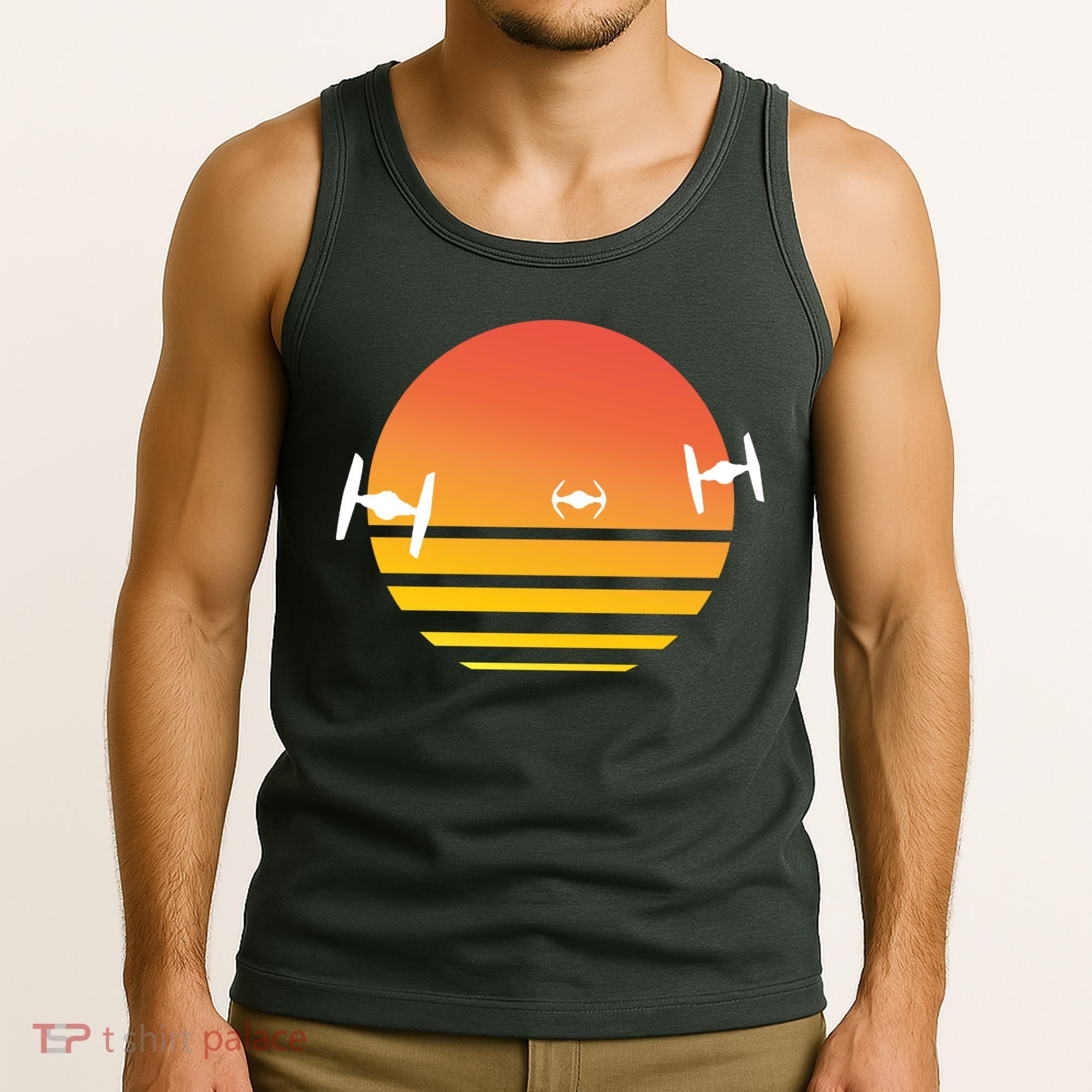 Tie Fighter Sunset Tank Top
