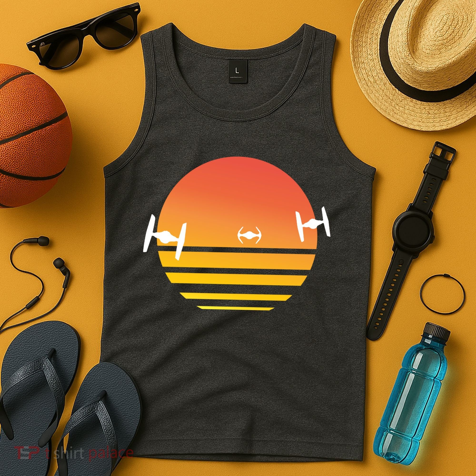 Tie Fighter Sunset Tank Top
