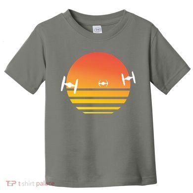 Tie Fighter Sunset Toddler T-Shirt