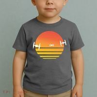 Tie Fighter Sunset Toddler T-Shirt thumb 2
