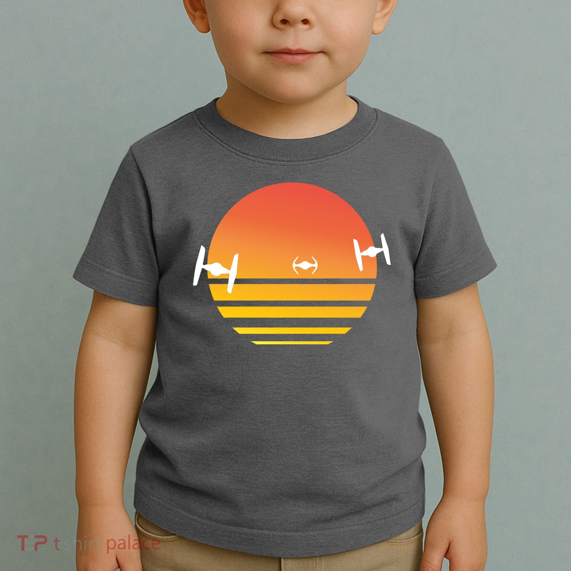 Tie Fighter Sunset Toddler T-Shirt