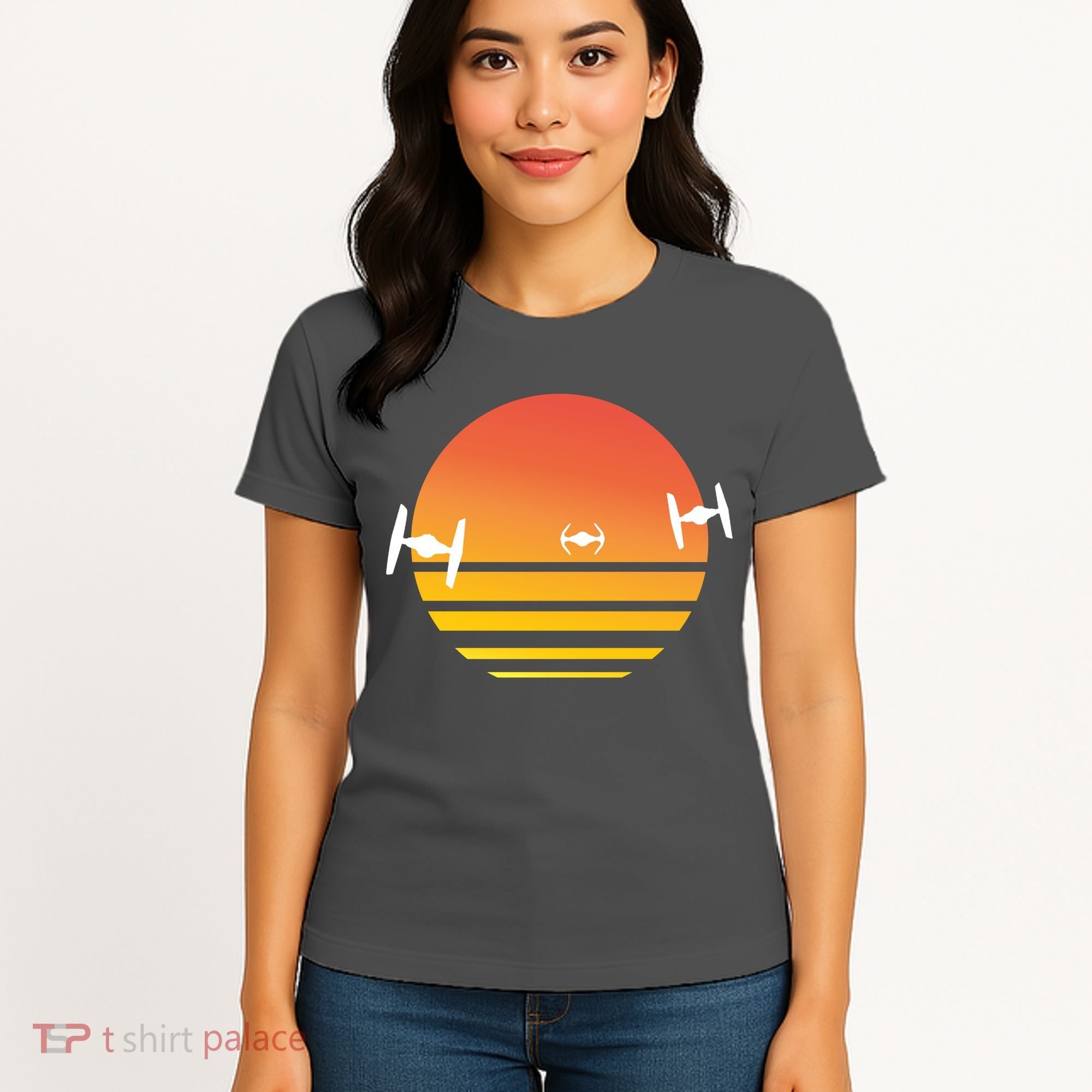 Tie Fighter Sunset Women's T-Shirt