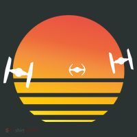 Tie Fighter Sunset Kids Sweatshirt thumb 2