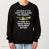 Trumpet Funny Smart People Trumpet Player Women's Sweatshirt thumb 0