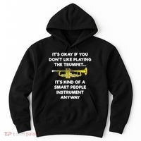 Trumpet Funny Smart People Trumpet Player Hoodie thumb 0