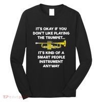 Trumpet Funny Smart People Trumpet Player Long Sleeve Shirt thumb 0