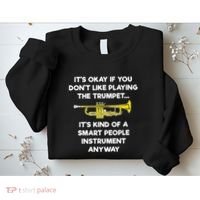 Trumpet Funny Smart People Trumpet Player Sweatshirt thumb 2