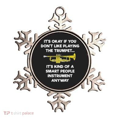 Trumpet Funny Smart People Trumpet Player Ornament
