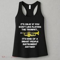 Trumpet Funny Smart People Trumpet Player Women's Tank Top thumb 3