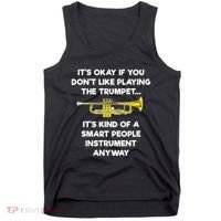 Trumpet Funny Smart People Trumpet Player Tank Top thumb 0
