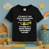 Trumpet Funny Smart People Trumpet Player Toddler T-Shirt thumb 3