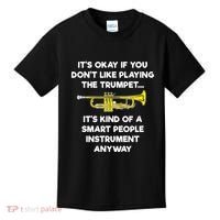 Trumpet Funny Smart People Trumpet Player Kids T-Shirt thumb 0