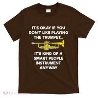 Trumpet Funny Smart People Trumpet Player T-Shirt thumb 0