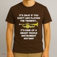 Trumpet Funny Smart People Trumpet Player T-Shirt thumb 3