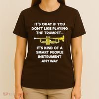 Trumpet Funny Smart People Trumpet Player T-Shirt thumb 4