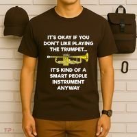 Trumpet Funny Smart People Trumpet Player T-Shirt thumb 6