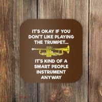 Trumpet Funny Smart People Trumpet Player Coaster thumb 0