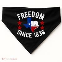 Texas Freedom Since USA-Made Doggie Bandana thumb 0