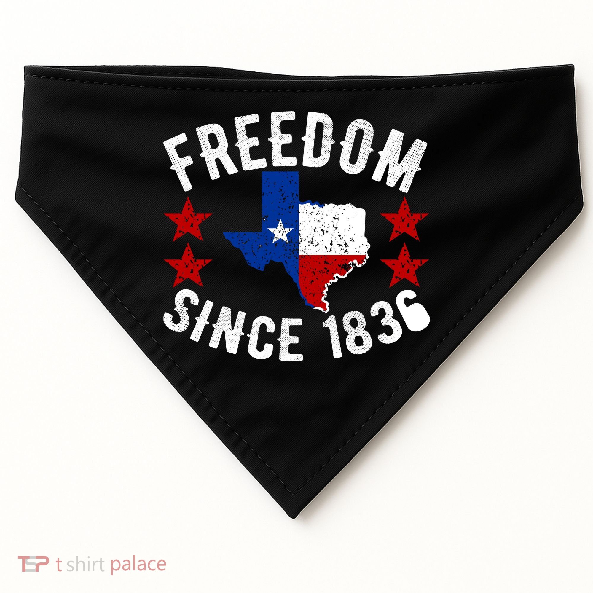 Texas Freedom Since USA-Made Doggie Bandana