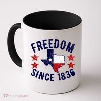 Texas Freedom Since Coffee Mug thumb 0