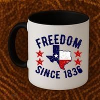 Texas Freedom Since Coffee Mug thumb 2