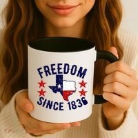 Texas Freedom Since Coffee Mug thumb 3