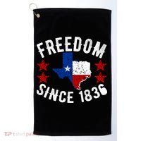 Texas Freedom Since Golf Towel thumb 0
