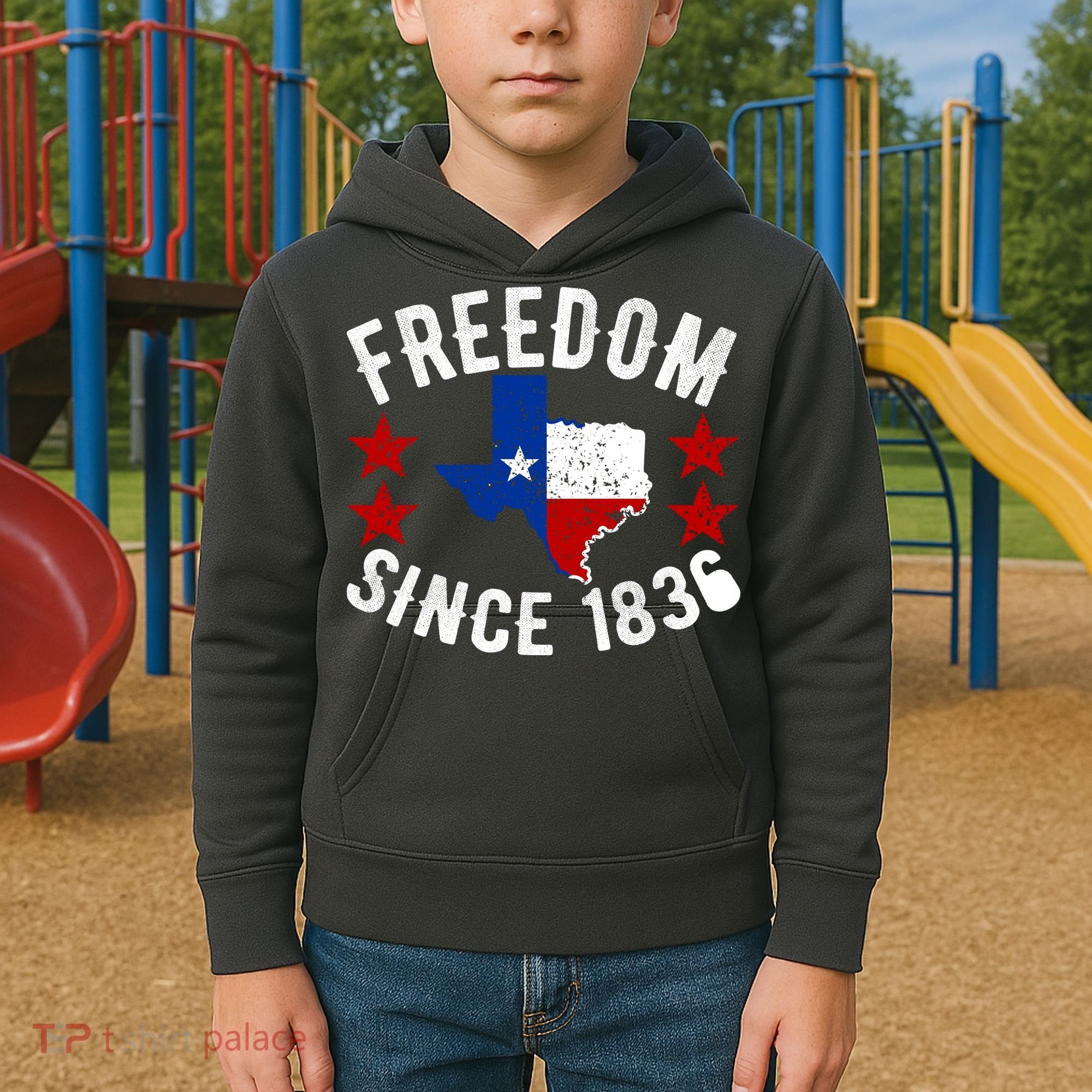 Texas Freedom Since Kids Hoodie